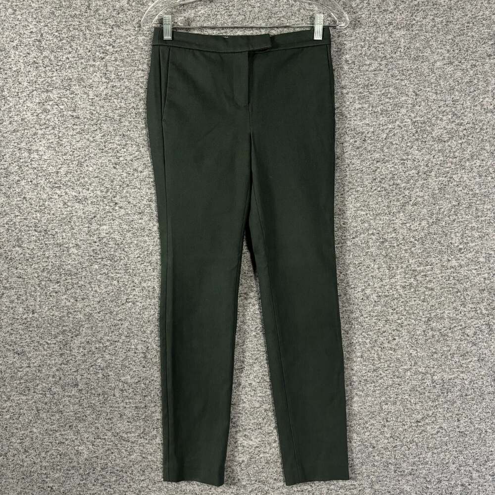 J.Crew Women's Size 00 Green Ryder Skinny Leg Pants